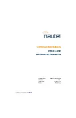 Nautel NARF79 Installation Manual предпросмотр