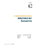 Nautel NV5LT Troubleshooting Manual предпросмотр