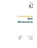 Preview for 1 page of Nautel NX10 Installation Manual