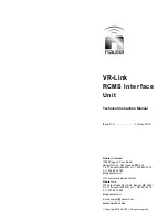 Nautel VR-Link Technical Instruction Manual предпросмотр