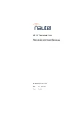 Nautel VS2.5 Troubleshooting Manual предпросмотр