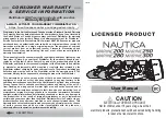 NAUTICA MARINE 200 User Manual предпросмотр