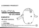 Предварительный просмотр 1 страницы NAUTICA Q-CLASS NAE22700 User Manual