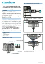 Предварительный просмотр 1 страницы Nauticam 17954 Instruction Manual