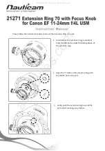 Предварительный просмотр 1 страницы Nauticam 21271 Instruction Manual