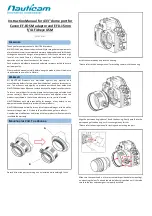 Nauticam 36183 Instruction Manual предпросмотр