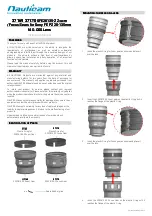 Nauticam 37169 SFE28135-Z Instruction Manual предпросмотр