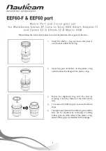 Nauticam EEF60-F Quick Start Manual preview