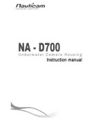 Предварительный просмотр 1 страницы Nauticam NA-D300s Instruction Manual