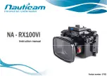 Nauticam NA-RX100V Instruction Manual предпросмотр