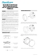 Предварительный просмотр 1 страницы Nauticam P1442X-PZ Instruction Manual