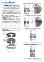 Предварительный просмотр 1 страницы Nauticam PL1260-F Instruction Manual