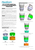 Предварительный просмотр 1 страницы Nauticam SFE1224GM-Z Instruction Manual