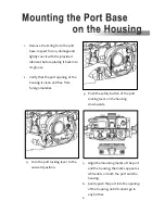 Preview for 7 page of Nauticam standard port base. Instruction Manual