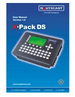 Preview for 1 page of NAUTICAST X-Pack DS User Manual