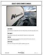 Preview for 6 page of Nauticstar Legacy 2102 Owner'S Manual