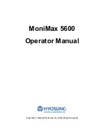 Preview for 1 page of Nautilus Hyosung MoniMax 5600 Operator'S Manual