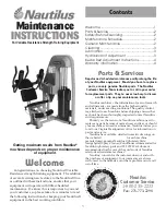 Preview for 9 page of Nautilus 19-4944 Service Manual