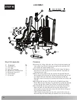 Preview for 18 page of Nautilus BE STRONG. NS 600X Assembly Manual