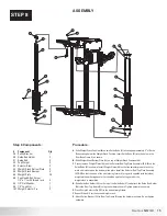 Предварительный просмотр 15 страницы Nautilus Be strong NS 700X Assembly Manual