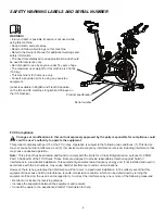 Preview for 3 page of Nautilus Bowflex C6 Service Manual