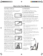 Preview for 12 page of Nautilus Bowflex Xtreme SE Owner'S Manual