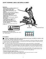 Preview for 3 page of Nautilus E618 Service Manual