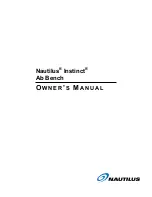 Nautilus Instinct Ab Bench Owner'S Manual preview