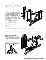 Предварительный просмотр 8 страницы Nautilus Instinct Multi-Press Owner'S Manual