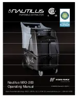 Nautilus MX3-200 Operating Manual preview