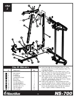 Preview for 6 page of Nautilus NS-700 Assembly Instruction Manual