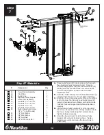 Preview for 11 page of Nautilus NS-700 Assembly Instruction Manual