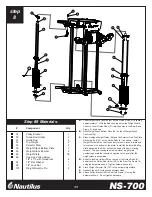 Preview for 12 page of Nautilus NS-700 Assembly Instruction Manual