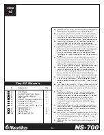 Preview for 14 page of Nautilus NS-700 Assembly Instruction Manual