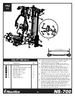 Preview for 16 page of Nautilus NS-700 Assembly Instruction Manual