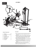 Предварительный просмотр 14 страницы Nautilus NS 75X Assembly Manual