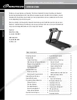 Preview for 2 page of Nautilus PRO SERIES TREADMILLS T7.14 Owner'S Manual