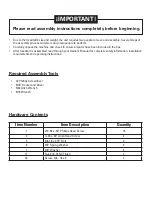 Предварительный просмотр 2 страницы Nautilus PRO T7.14 Assembly Instructions