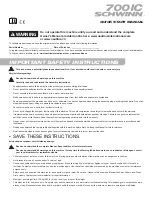 Preview for 1 page of Nautilus SCHWINN 700IC Quick Start Manual