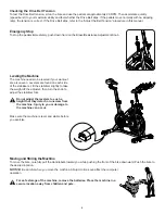 Предварительный просмотр 5 страницы Nautilus Schwinn IC3 Service Manual