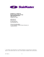 Preview for 2 page of Nautilus StairMaster Clubstride 5100 NSL User Manual