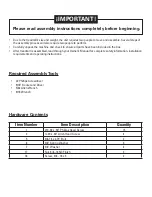 Предварительный просмотр 2 страницы Nautilus T7.16 Assembly Instructions