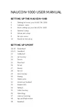 Preview for 2 page of Nautronic NAUCON-1000 User Manual