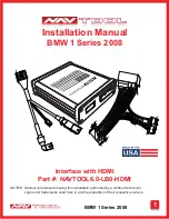 Preview for 1 page of NAV TOOL NAVTOOL6.0-LB0-HDMI Installation Manual