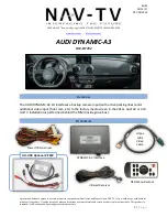 Nav TV AUDI DYNAMIC-A3 Installation Manual предпросмотр