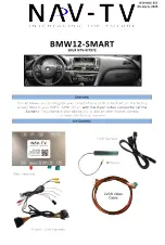 Preview for 1 page of Nav TV BMW12-SMART Manual