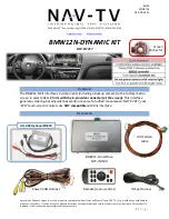 Nav TV BMW12N-DYNAMIC KIT Manual preview