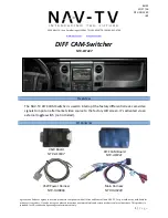 Preview for 1 page of Nav TV DIFF CAM-Switcher Install Manual