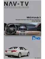 Nav TV NNG-Honda 3 User Manual preview