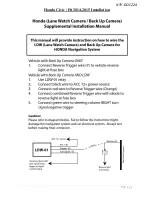 Предварительный просмотр 8 страницы Nav TV NNG-HONDA C NTV-KIT599 User Manual